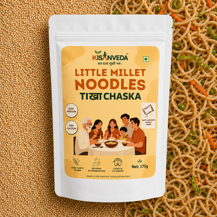 Little Millet Noodles | कुटकी बाजरे के नूडल्स