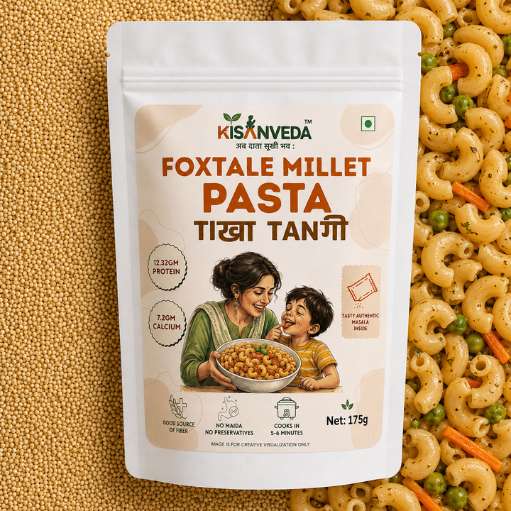 Foxtail Millet Pasta | कंगनी बाजरे का पास्ता