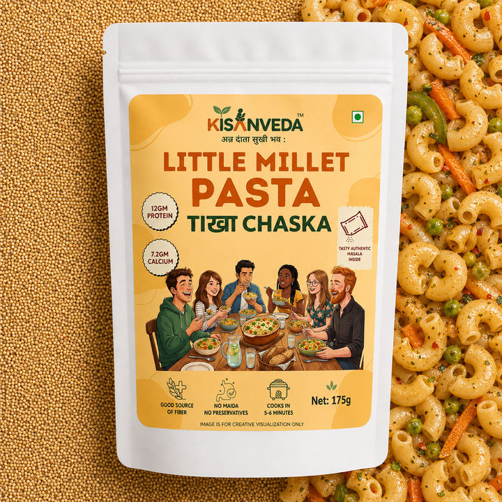 Little Millet Pasta | कुटकी बाजरे का पास्ता