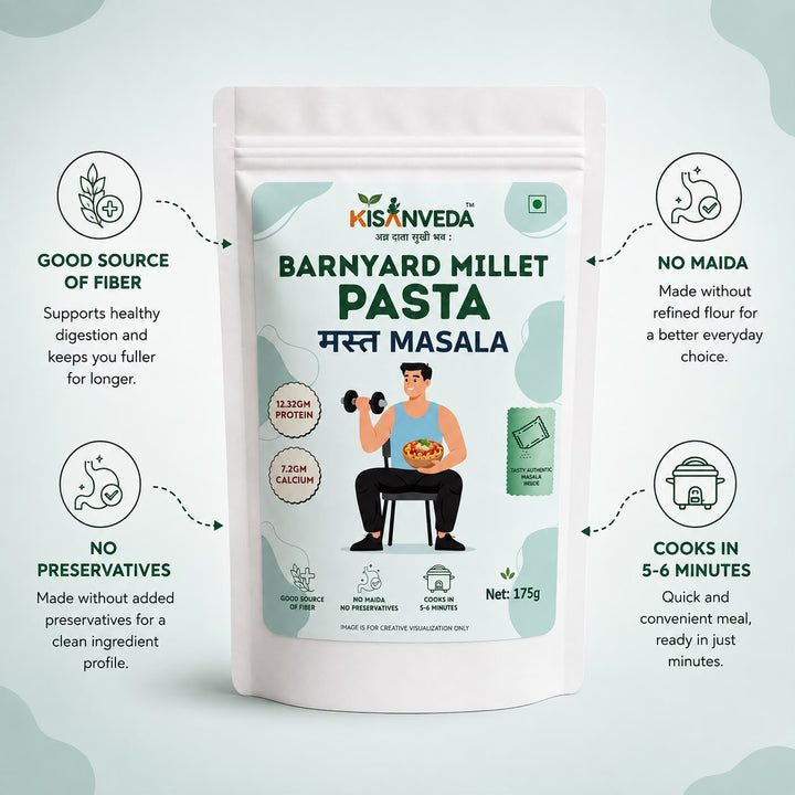 Barnyard Millet Pasta | सांवा बाजरे का पास्ता