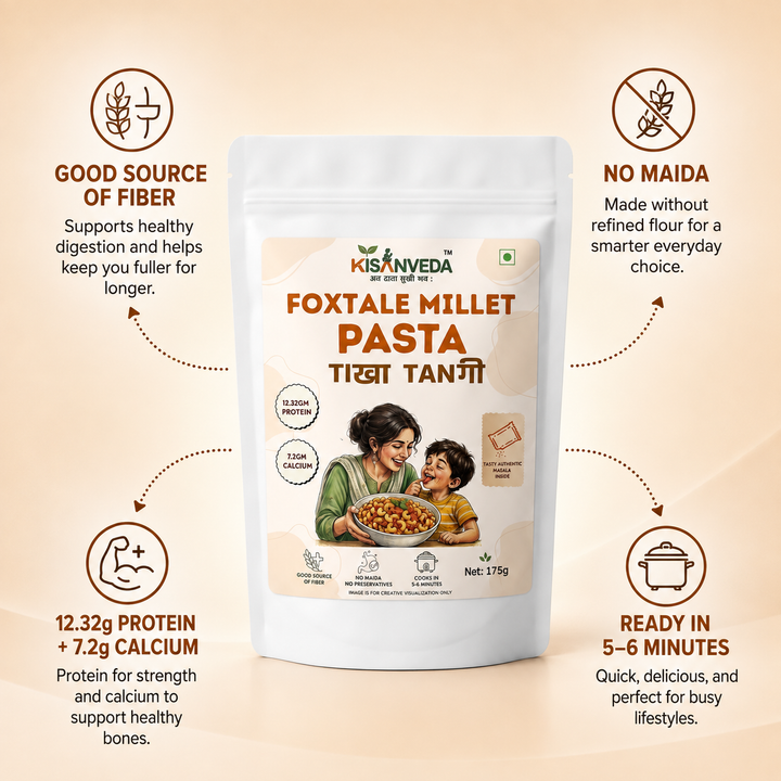 Foxtail Millet Pasta | कंगनी बाजरे का पास्ता