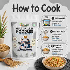 Multi Millet Noodles | मिश्रित बाजरे के नूडल्स