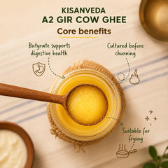 A2 Desi Cow Vedic Bilona Ghee (देसी वैदिक बिलोना घी)