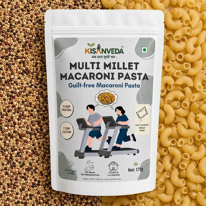 Multi Millet Pasta | मिश्रित बाजरे का पास्ता - Product Image