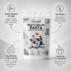 Multi Millet Pasta | मिश्रित बाजरे का पास्ता - Product Image